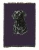 Labrador Retriever - Black - Cotton Woven Throw