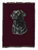Labrador Retriever - Black - Cotton Woven Throw