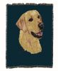 Labrador Retriever - Yellow - Cotton Woven Throw