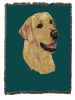 Labrador Retriever - Yellow - Cotton Woven Throw