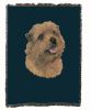 Norfolk Terrier Cotton Woven Throw