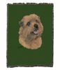 Norfolk Terrier Cotton Woven Throw
