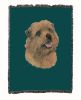 Norfolk Terrier Cotton Woven Throw