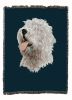 Old English Sheepdog 2 Cotton Woven Throw