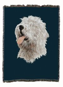 Old English Sheepdog 2 Cotton Woven Throw