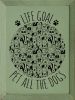 Life goal pet all the dogs (Paws and Dogs) Vertical Wood Sign