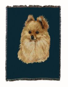 Pomeranian Cotton Woven Throw