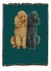 Poodles 2 Cotton Woven Throw