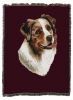 Australian Shepherd Cotton Woven Throw