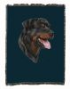 Rottweiler Cotton Woven Throw