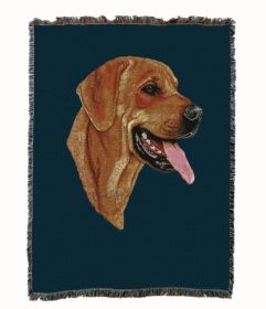 Rhodesian Ridgeback Cotton Woven Throw