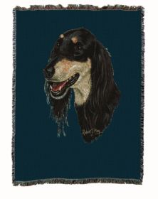 Saluki Cotton Woven Throw