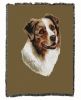 Australian Shepherd Cotton Woven Throw