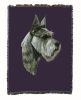 Schnauzer Cotton Throw