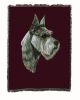 Schnauzer Cotton Throw