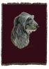 Scottish Deerhound 1 Cotton Woven Throw