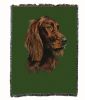 Irish Setter Cotton Woven Throw