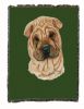 Shar Pei Cotton Woven Throw