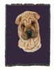 Shar Pei Cotton Woven Throw