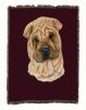 Shar Pei Cotton Woven Throw