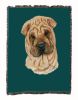 Shar Pei Cotton Woven Throw