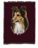 Shetland Sheepdog/Sheltie Cotton Woven Throw