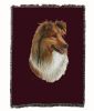 Shetland Sheepdog 2 /Sheltie Cotton Woven Throw