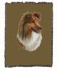 Shetland Sheepdog 2 /Sheltie Cotton Woven Throw