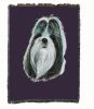 Shih Tzu 3 Cotton Woven Throw