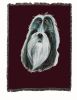 Shih Tzu 3 Cotton Woven Throw