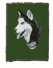 Siberian Husky 1 Cotton Woven Throw