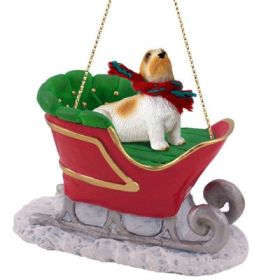 Petit Basset Griffon Vendeen - Sleigh Ride Ornament
