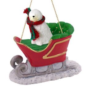 Komondor - Sleigh Ride Ornament