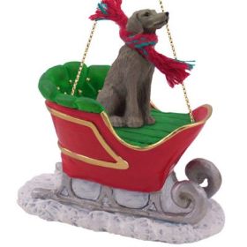 Weimaraner - Sleigh Ride Ornament