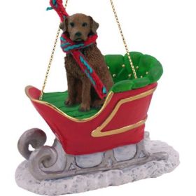 Chesapeake Bay Retriever - Sleigh Ride Ornament