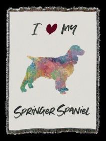 Springer Splash Cotton Woven Throw