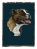 Pit Bull Terrier Cotton Woven Throw