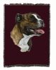 Pit Bull Terrier Cotton Woven Throw