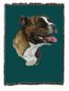 Pit Bull Terrier Cotton Woven Throw