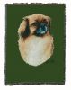 Tibetan Spaniel Cotton Woven Throw