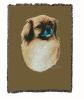 Tibetan Spaniel Cotton Woven Throw