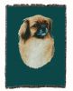 Tibetan Spaniel Cotton Woven Throw
