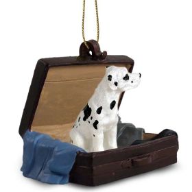 Great Dane - Harlequin - Uncropped - "Traveling Companion" Suitcase Ornament