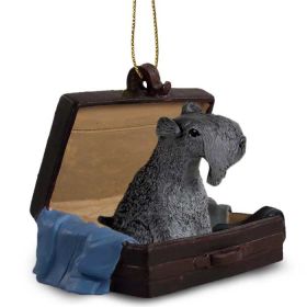 Kerry Blue Terrier - "Traveling Companion" Suitcase Ornament