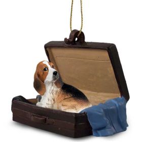 Basset Hound - "Traveling Companion" Suitcase Ornament