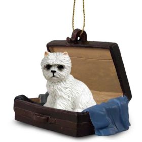 West Highland White Terrier - "Traveling Companion" Suitcase Ornament