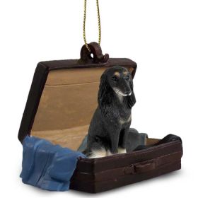 Saluki - "Traveling Companion" Suitcase Ornament