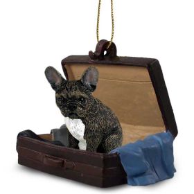 French Bulldog - "Traveling Companion" Suitcase Ornament