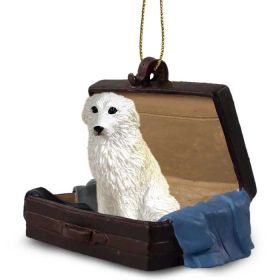 Great Pyrenees - "Traveling Companion" Suitcase Ornament