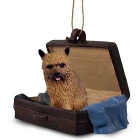 Norwich Terrier - "Traveling Companion" Suitcase Ornament